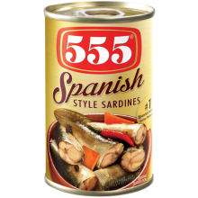 555 Sardines Spanish Style 155g