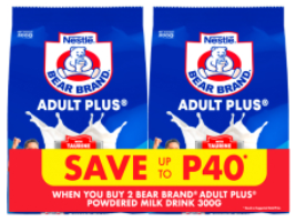 Bear Brand Adult Plus 300g Buy2 Save40
