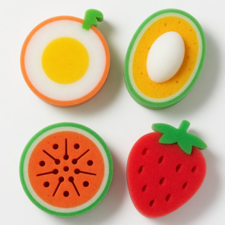88001 Sponge Fruit Design 1 pc